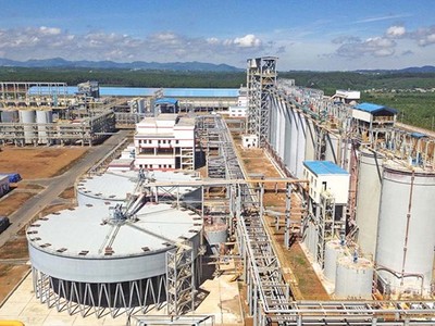 Tổ hợp Bô-xít Tân Rai tại Lâm Đồng. Ảnh: Phạm Dung