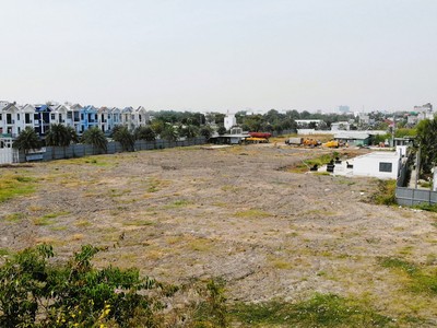 Quang cảnh dự án nhà ở xã hội phường Long Trường, TP. Thủ Đức hiện tại. Ảnh: Trọng Tín 