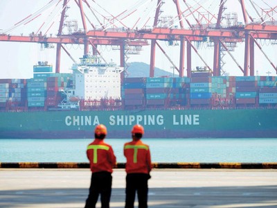 Trung Quốc thu về 42,48 tỷ USD từ hàng hóa xuất khẩu sang Mỹ trong tháng 5, cao hơn con số 41,49 tỷ USD từ thị trường Đông Nam Á. Ảnh: AFP