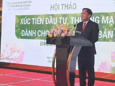 Phó Chủ tịch UBND TP.Cần Thơ Nguyễn Văn Hồng cho rằng thành phố sẽ kiến tạo môi trường đầu tư thông thoáng để trở thành điểm đến tin cậy, hấp dẫn của các nhà đầu tư Nhật Bản