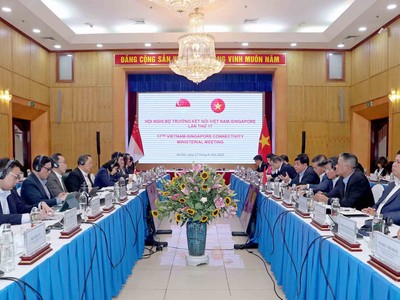 Hội nghị Bộ trưởng Kết nối Việt Nam - Singapore lần thứ 17 (Ảnh: Đức Trung)