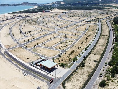 Một phân khu dự án của Công ty cổ phần phát triển bất động sản Phát Đạt tại Khu kinh tế Nhơn Hội. 