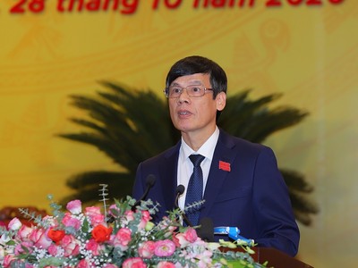 Ông Nguyễn Đình Xứng thời điểm còn là Chủ tịch UBND tỉnh Thanh Hóa.