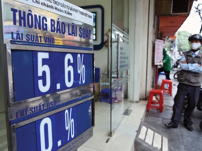 Mặt bằng lãi suất huy động đã về vùng đáy của giai đoạn đại dịch Covid-19