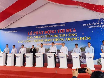 TP.HCM: Thi công xuyên Tết 5 công trình giao thông trọng điểm năm 2024