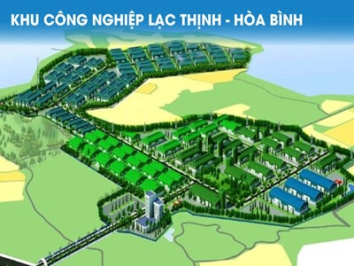 Phối cảnh Khu công nghiệp Lạc Thịnh.