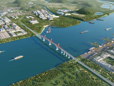 Phối cảnh cầu Bến Rừng.