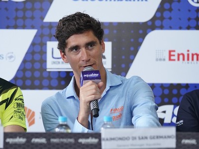 Ông Raimondo di San Germano, CEO của Aquabike Promotion phát biểu tại buổi họp báo. Ảnh BTC. 