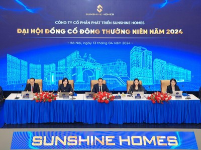 ĐHCĐ 2024 Sunshine Homes (SSH): Công bố ra mắt 5 dự án mới