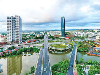 Vài năm trở lại đây, nhiều khu vực, tuyến phố của Hải Phòng có sự thay đổi chóng mặt. Ảnh: Quang Thanh