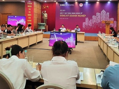 Hội thảo Góp ý Dự thảo Nghị định về Đăng ký doanh nghiệp do VCCI và Bộ Kế hoạch và Đầu tư tổ chức 