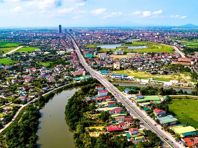 Thành phố Hà Tĩnh mở rộng đạt tiêu chí đô thị loại II.