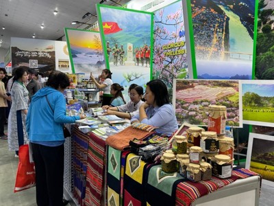 Sản vật của đồng bào dân tộc thiểu số hút khách tại VITM Hà Nội 2025