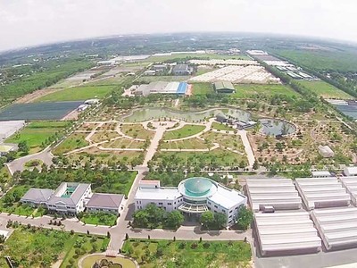 Khu vực quy hoạch Dự án Khu đô thị sinh thái công nghệ cao tại Củ Chi (Ảnh: Tuấn Kiệt)