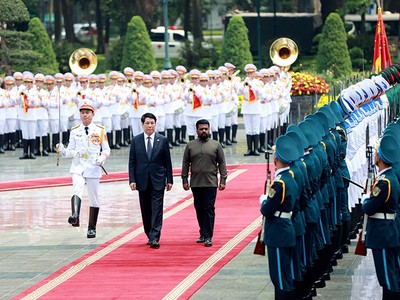 Chủ tịch nước Lương Cường đón, hội đàm với Tổng thống Sri Lanka