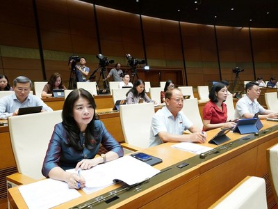 Quốc hội thảo luận về dự thảo Luật Việc làm (sửa đổi) sáng 7/5