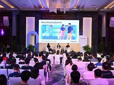 Các doanh nghiệp thảo luận về tiềm năng ứng dụng AI trong kinh doanh tại sự kiện Meta Marketing Summit 2025.