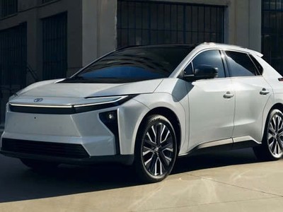 Mẫu Toyota bZ4x nâng cấp tại thị trường Mỹ sẽ được gọi là Toyota bZ. Ảnh: Carscoops