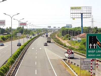 Một đoạn cao tốc TP.HCM - Long Thành - Dầu Giây.