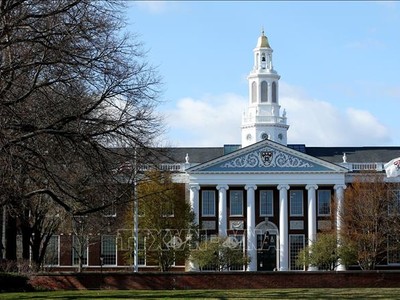 Trường đại học Harvard ở Cambridge, Massachusetts, Mỹ. Ảnh tư liệu: AFP/TTXVN