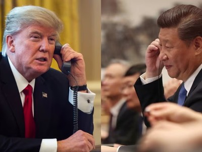 Tổng thống Mỹ Donald Trump vừa có cuộc điện đàm với Chủ tịch Trung Quốc Tập Cận Bình. (Ảnh: AFP)