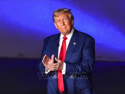 Tổng thống Mỹ Donald Trump tham gia sự kiện tại Harrisburg, Pennsylvania, Mỹ. Ảnh: AA/TTXVN