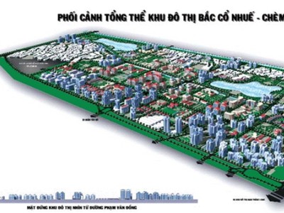 Hà Nội điều chỉnh quy hoạch 47.000 m2 đất ở Bắc Cổ Nhuế - Chèm