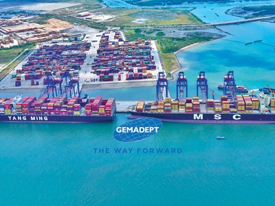 Cảng nước sâu Gemalink tiếp nhận tàu trọng tải lên tới 250.000 DWT