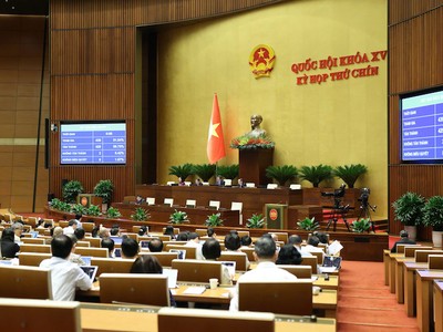 Quốc hội đã thông qua Luật sửa đổi, bổ sung một số điều của Bộ luật Hình sự - Ảnh: Duy Linh.