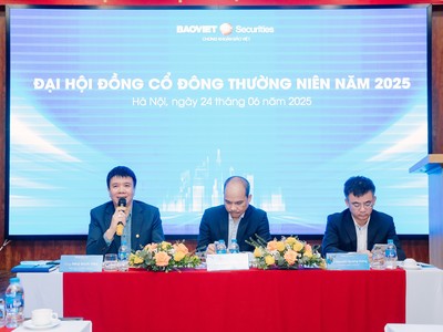 ĐHĐCĐ Chứng khoán Bảo Việt (BVS): Mục tiêu doanh thu năm 2025 tăng trưởng 8%, tập trung vào các mảng hoạt động cốt lõi