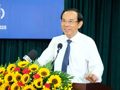 Bí thư Thành ủy TP.HCM Nguyễn Văn Nên. Ảnh: Trọng Tín
