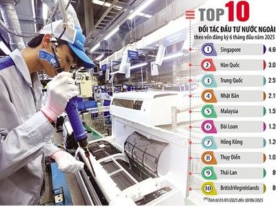 Không còn cạnh tranh chủ yếu dựa vào chi phí, mà tài sản cốt lõi của Việt Nam, theo đánh giá của nhiều nhà đầu tư nước ngoài, chính là uy tín trong thu hút thêm dòng vốn đầu tư từ các đối tác trên thế giới. Ảnh: Đức Thanh. Đồ họa: Đan Nguyễn