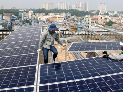 Lắp đặt điện mặt trời mái nhà