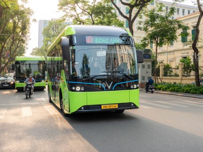 Hà Nội tăng cường xe buýt phục vụ Triển lãm 80 năm Quốc khánh