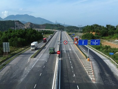 Một đoạn cao tốc Hòa Liên - Túy Loan (ảnh: Vietnam+).