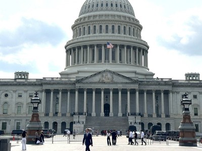 Điện Capitol - nơi đặt trụ sở Quốc hội Mỹ tại trung tâm thủ đô Washington D.C. Ảnh: Ngọc Quang - PV TTXVN tại Mỹ