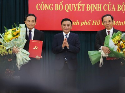 Ông Trần Lưu Quang làm Bí thư Thành ủy TP.HCM