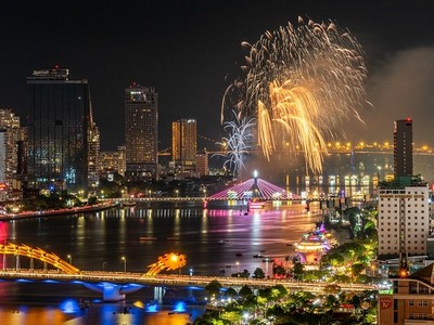 Lễ hội pháo hoa quốc tế Đà Nẵng trở thành thương hiệu của Đà Nẵng và liên tục được đổi mới về mặt công nghệ để đáp ứng nhu cầu của du khách. Ảnh: P.V