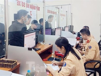 Cấp đổi giấy phép lái xe.