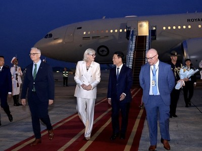 Toàn quyền Australia và Phu quân bắt đầu thăm cấp Nhà nước tới Việt Nam