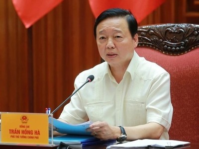 Phó thủ tướng đồng tình với quan điểm cần duy trì bảng giá đất 5 năm một lần, kèm hệ số K. Ảnh: VGP