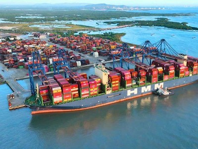 Cảng Gemalink, một cảng chiến lược khu vực Cái Mép - Thị Vải.