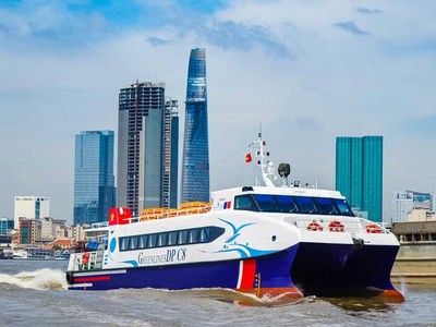 Tàu cao tốc chở khách tuyến Vũng Tàu - TP.HCM (Ảnh: Lê Toàn)