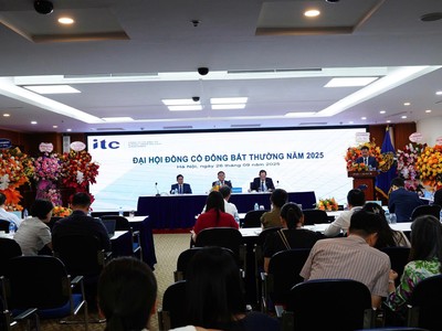 Toàn cảnh Đại hội đồng cổ đông bất thường năm 2025 của Vinaconex-ITC tại Hà Nội ngày 26/9