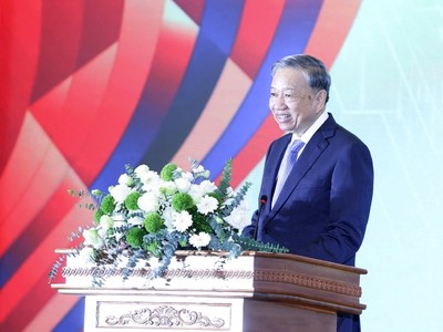 Tổng Bí thư Tô Lâm phát biểu chỉ đạo định hướng. Ảnh: Đức Thanh