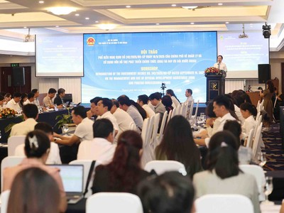 Nghị định số 242/2025/NĐ-CP của Chính phủ về quản lý và sử dụng vốn ODA và vay ưu đãi nước ngoài được đánh giá là giảm bớt thủ tục, rút ngắn thời gian thực hiện dự án. Ảnh: Lê Toàn.