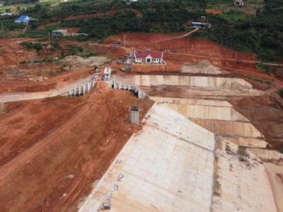 Một dự án gặp vướng mắc, khó khăn tại tỉnh Lâm Đồng. Ảnh: VGP.