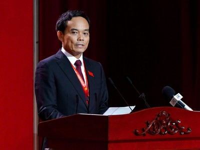 Bí thư Thành ủy TP.HCM Trần Lưu Quang phát biểu bế mạc đại hội. Ảnh: BTC.