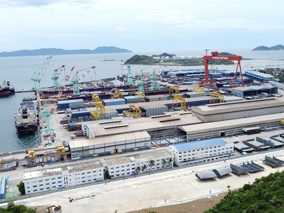 Khu kinh tế Vân Phong, tỉnh Khánh Hòa. Ảnh: Linh Đan