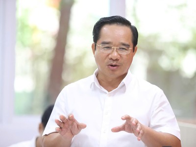 Theo ông Nguyễn Văn Được, TP.HCM sáp nhập với Bình Dương và Bà Rịa - Vũng Tàu không phải là 1 + 1 + 1 = 3, mà hoàn toàn có thể tạo ra giá trị gấp 10 lần, 100 lần, tùy thuộc vào bản lĩnh, trí tuệ và cách làm.
